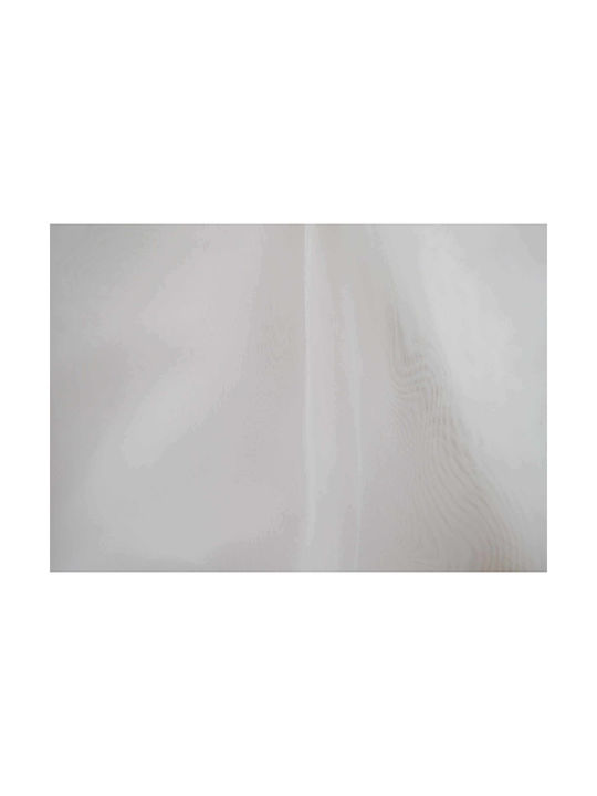 Saray Home Κουρτίνα με Τρουκς Λευκή 300x280εκ.