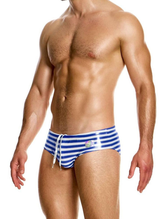 Modus Vivendi Herren Badebekleidung Blue Gestreift