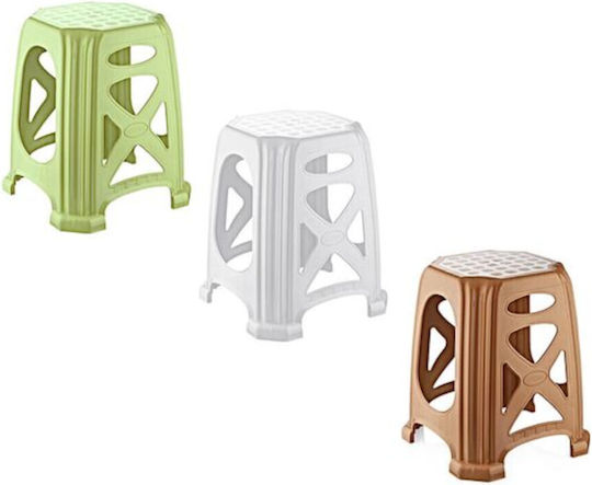 Garden Stool Polypropylene Penguin White 38.5x38.5x45.5cm Garden Stool Polypropylene Penguin White 38.5x38.5x45.5cm