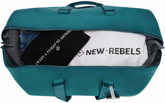 New Rebels Sack Voyage 58lt Petrol with Wheels Fabric L54xW20xH36cm