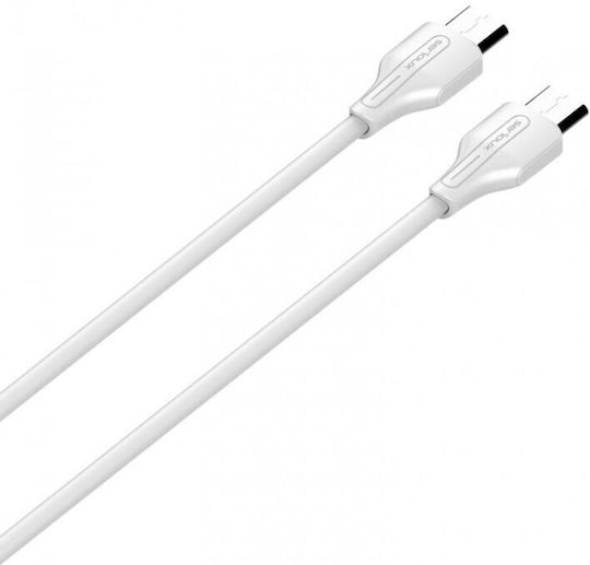 Serioux USB 2.0 Kabel USB-C Männlich - USB-C 65W PD Weiß 2m