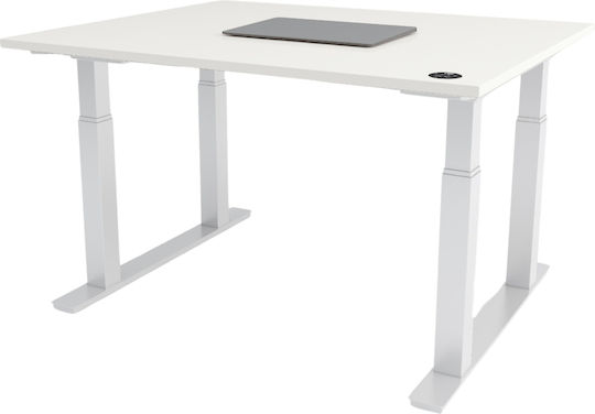 Action Desk Block - White 860-1400x700x700x625/1275mm