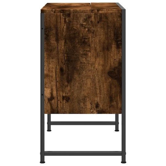 vidaXL Cabinet Countertop without Sink L60xW33xH60cm Smoky Oak