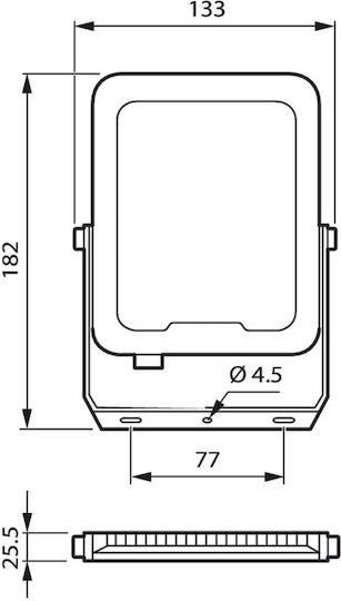 Philips Προβολέας LED 30W Φυσικό Λευκό