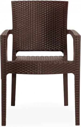 Gartenstühle Zeus Braune 52x47x89cm Gartenstühle Zeus Braune 52x47x89cm