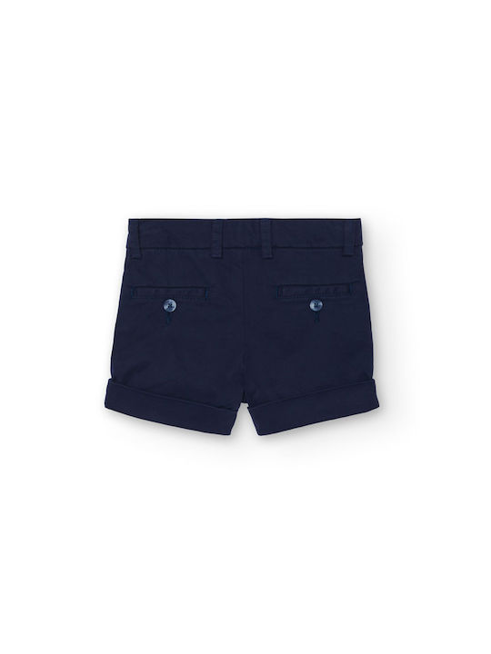 Boboli Kids Shorts/Bermuda Fabric Bermuda Navy