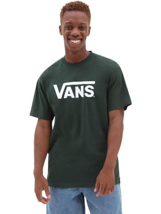 Vans Bluza Bărbătească cu Mânecă Scurtă Verde