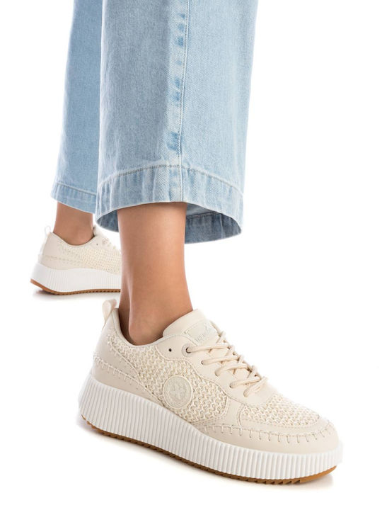 Xti Vegan Femei Sneakers Off White
