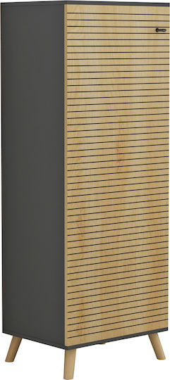 Ξύλινη Παπουτσοθήκη Alvaro 50x38x135cm