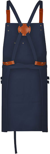 Exner Ποδιά Kellner Ganzkörper 285-canvas Bib Apron Marineblau