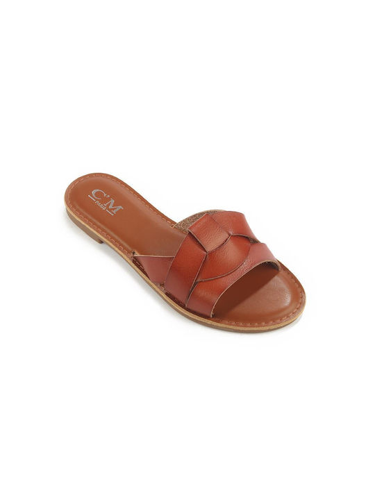 Fshoes Women's Flat Sandals in Brown Color