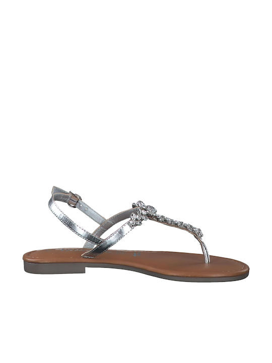 Tamaris Women's Flat Sandals in Silver Color