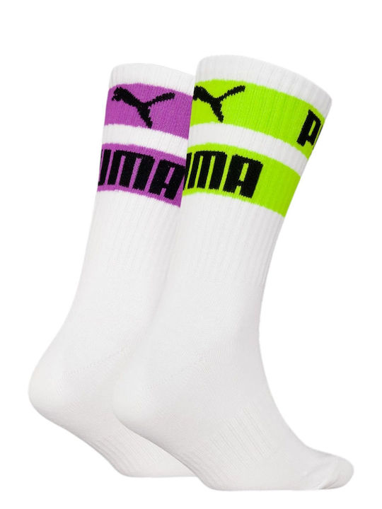 Puma Kids' Socks Logo White 2 Pairs