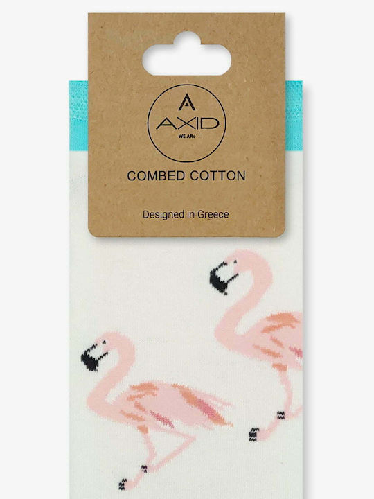 Axidwear Flamingo Чорапи Бели 1Пакет