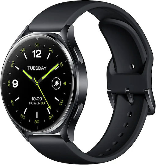 Xiaomi Watch 2 47mm Waterproof with Heart Rate Monitor (Black)