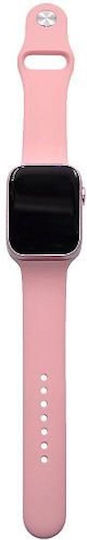Borofone BD6 Smartwatch με Παλμογράφο (Ροζ)