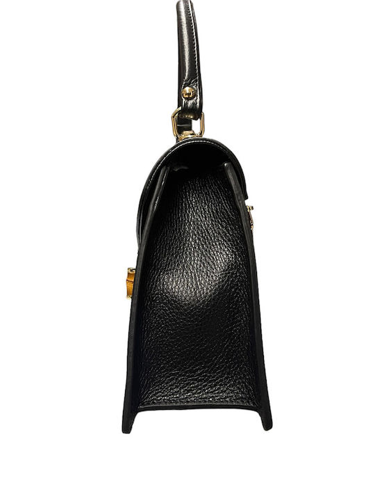 Tony Bellucci Leather Women's Bag Hand Black