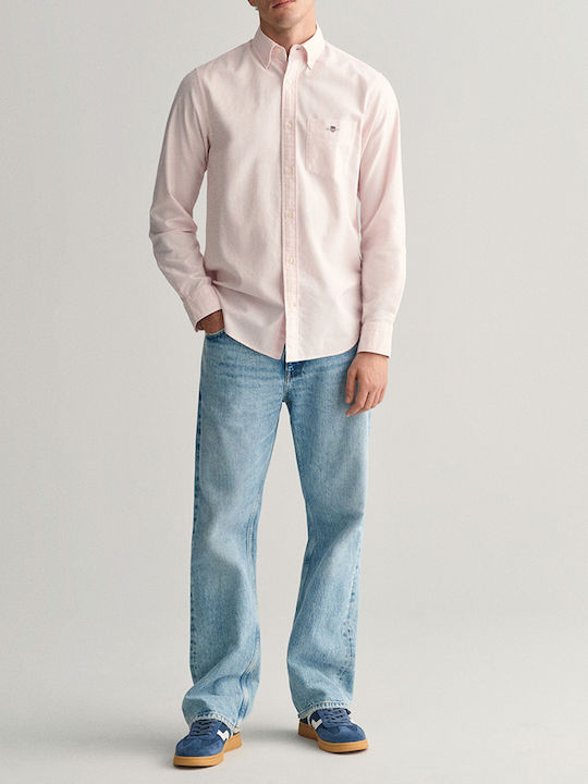 Long-sleeved Cotton Shirt LightPink