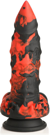 XR Dildo mit Hoden und Saugnapf Rot