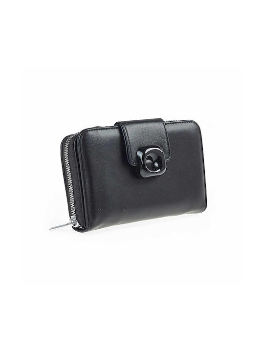 Verde Large Women's Wallet Cards Black