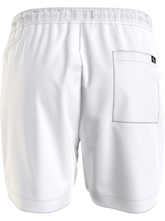 Calvin Klein Men's Swimwear Printed Shorts White