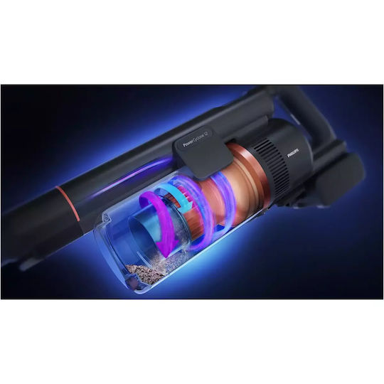 Philips Rechargeable 2 in 1 Stick & Handheld Vacuum 25.2V Black XC8055/01