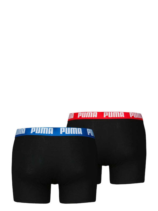 Puma Basic Ανδρικά Μποξεράκια Μαύρα 2Pack