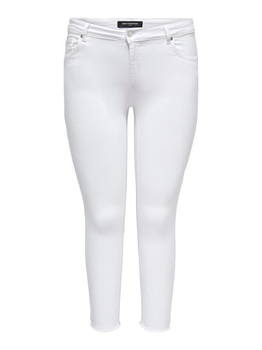 Damenjeans in Enger Passform Weiß