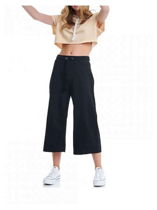 Sweatpants Flared Black