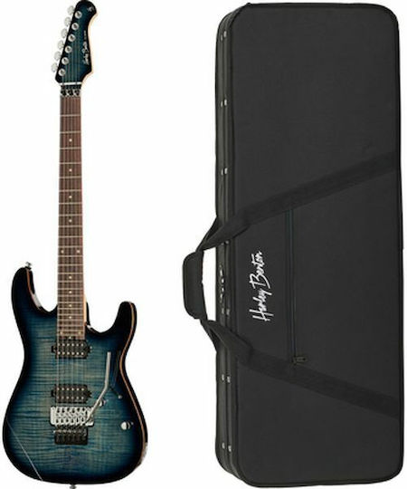 Fusion-III Σετ Ηλεκτρική Κιθάρα ST Style με HH Διάταξη Μαγνητών Μπλε με Θήκη