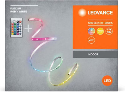 Ledvance Flex Ταινία LED Τροφοδοσίας Μπαταρίας RGB Μήκους 5m με Τηλεχειριστήριο