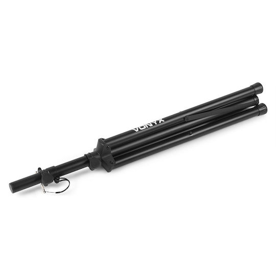 Vonyx LS01 PA Speaker Tripod maximum height 180cm in Black Color