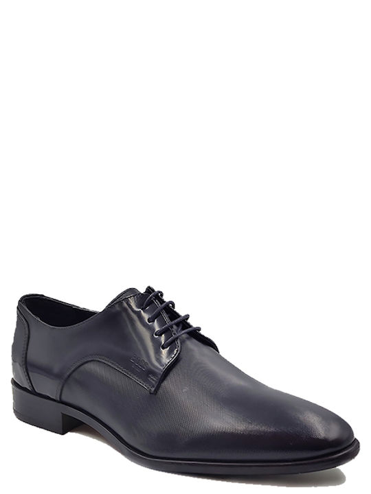 Boss Shoes Leder Herrenschuhe Blau