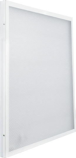 GloboStar Square Recessed LED Panel 44W with Warm White Light 2700K 60x60cm