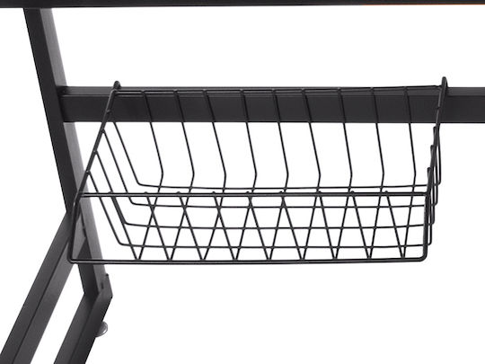 Scurgător De Chiuvetă Metalic Negru 85x31.5x52cm