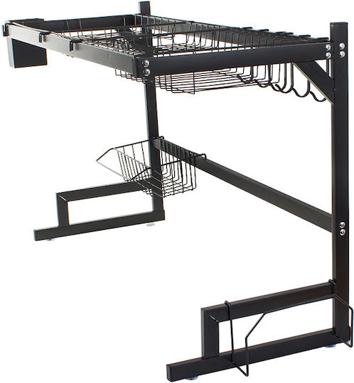Scurgător De Chiuvetă Metalic Negru 85x31.5x52cm