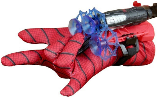 Mănușă Spiderman pentru copii Ideallstore®, cu patru ventuze, roșie, mărime universală