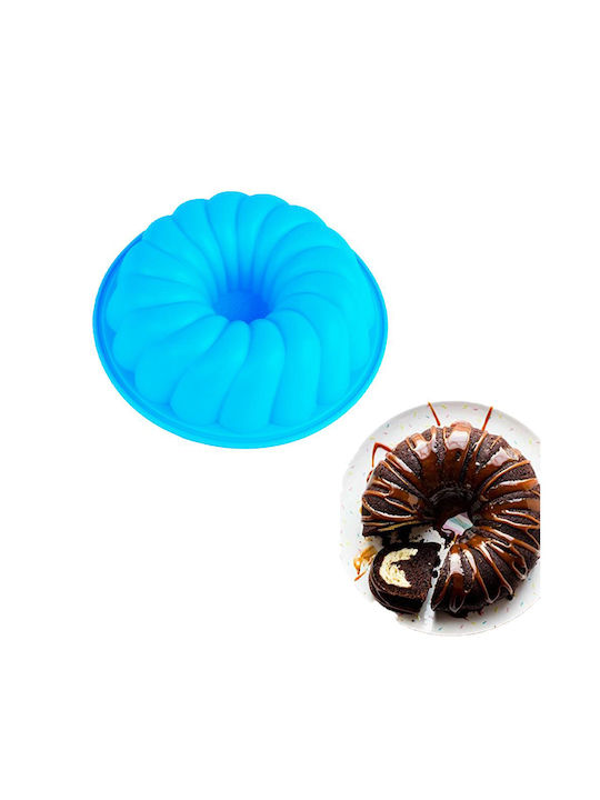 Formă de Patiserie pentru Chec Rotund din Silicon 14x5.3buc 1buc