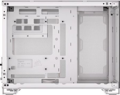 Corsair 2500X Gaming Midi Tower Computer Case with Window Panel White