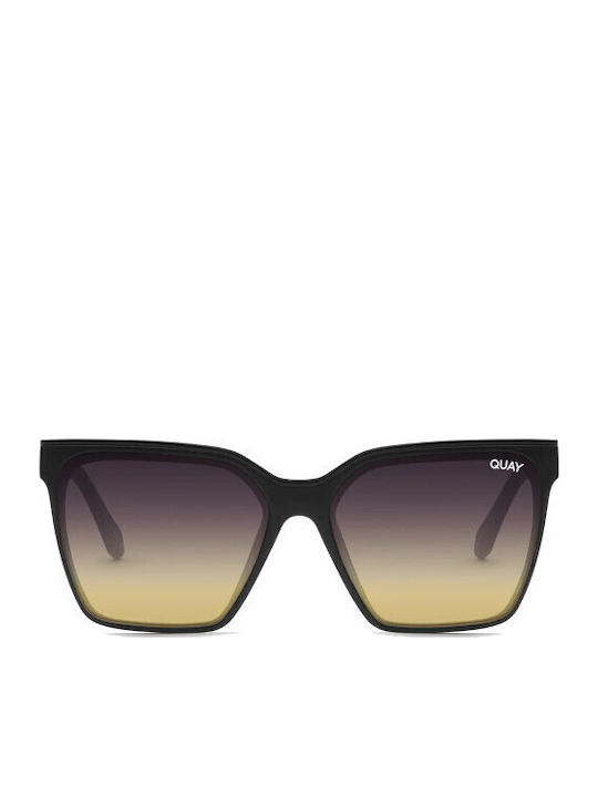 Quay Australia Sunglasses Μαύρα with Acetate Frame & Yellow Lens Quay Australia Sunglasses Μαύρα with Acetate Frame & Yellow Lens