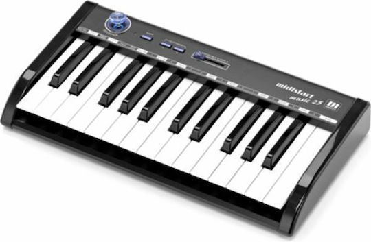 Miditech Midi Keyboard Midistart Music-25 με 25 Πλήκτρα Μαύρο