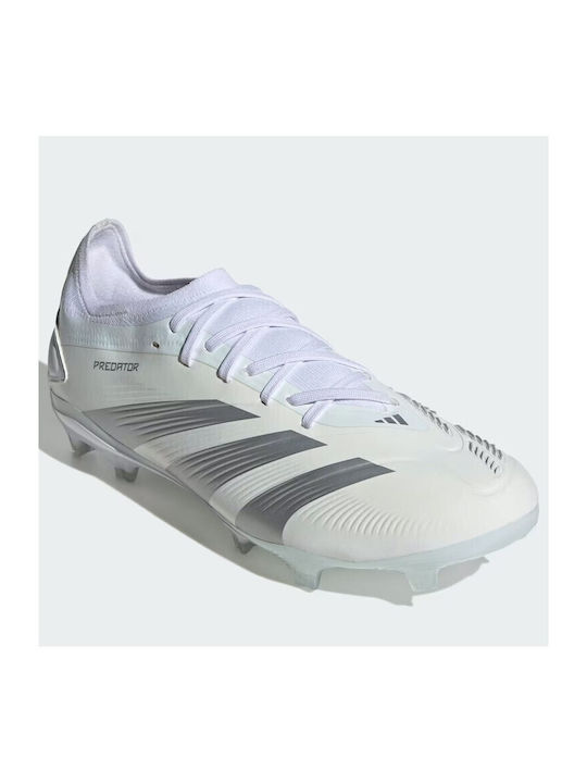adidas Predator Pro Fußballschuhe mit Stollen Weiß