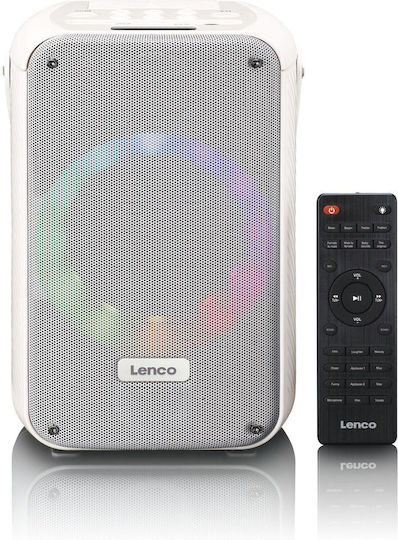 Lenco Караоке Система с Безжичен Микрофон и Светлинни Ефекти BTC-060WH Бял