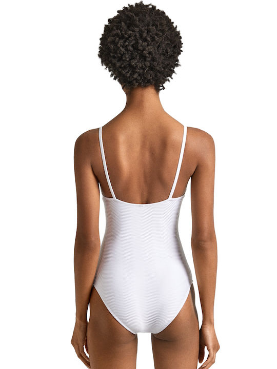 Pepe Jeans One-Piece Swimsuit White