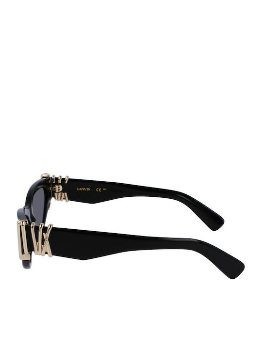 Lanvin Γυαλιά Ηλίου Μαύρα με Κοκκάλινο Σκελετό