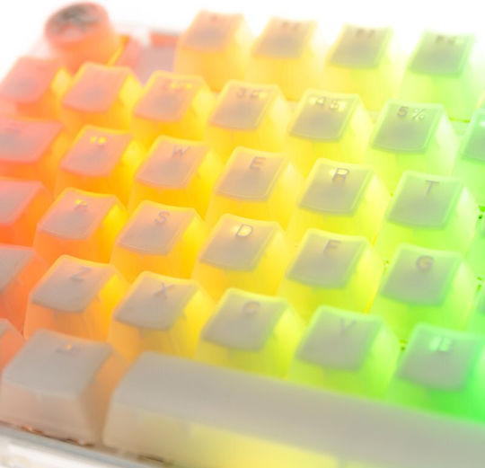 Ducky One 3 Aura Gaming Mechanical Keyboard Tenkeyless with Cherry MX Brown switches and RGB lighting (English US) White
