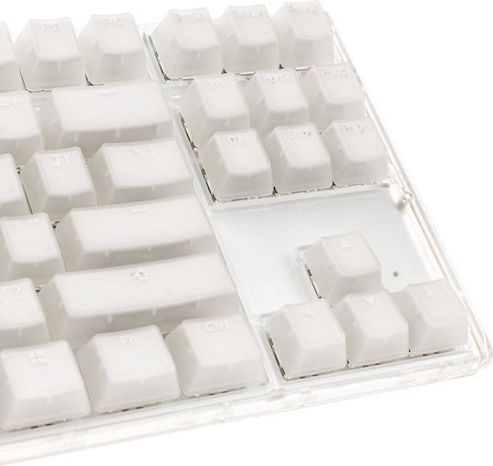 Ducky One 3 Aura Gaming Mechanical Keyboard Tenkeyless with Cherry MX Brown switches and RGB lighting (English US) White