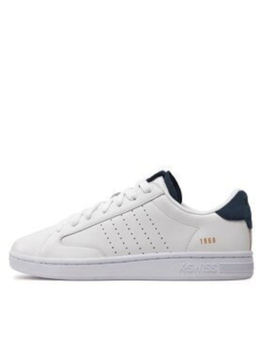 K-Swiss Lozan Klub Lth Bărbați Sneakers Albe