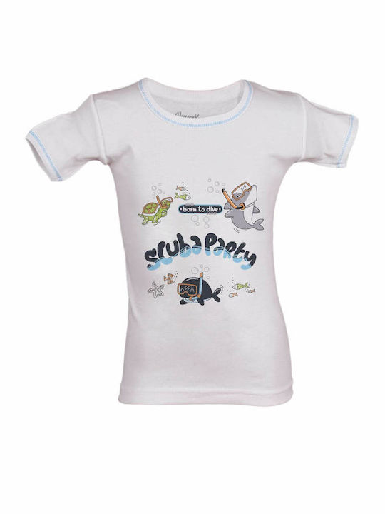 Onurel Σετ Παιδικά Φανελάκια Κοντομάνικα Πολύχρωμο 6τμχ