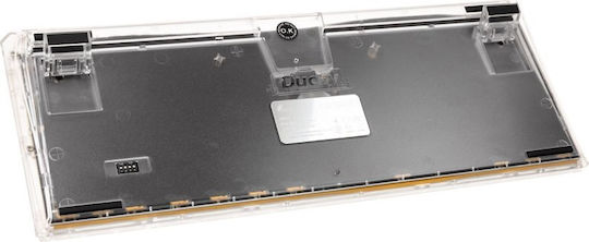Ducky One 3 Aura Gaming Μηχανικό Πληκτρολόγιο Tenkeyless με Cherry MX Silent Red διακόπτες και RGB φωτισμό (Αγγλικό US) Λευκό